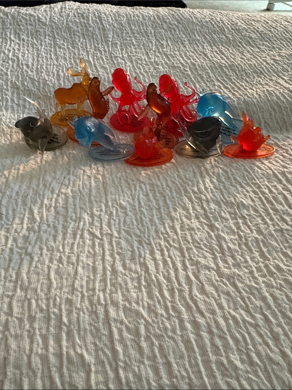 Translucent Animal Figurine Toy Set - Multicolor